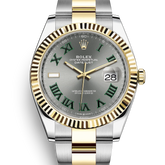 Rolex 116333 Wimbledon Datejust II Rolesor Slate Roman